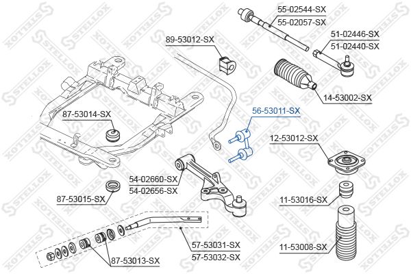 STELLOX Stabilisaator,Stabilisaator 56-53011-SX