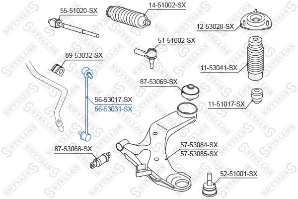 STELLOX Stabilisaator,Stabilisaator 56-53031-SX