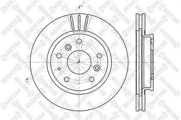 STELLOX Piduriketas 6020-3220V-SX