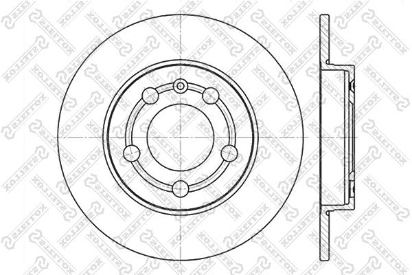 STELLOX Тормозной диск 6020-4779-SX