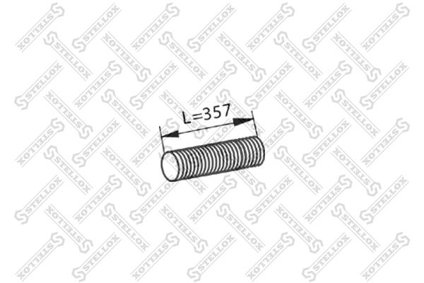 STELLOX Гофрированная труба, выхлопная система 82-01652-SX