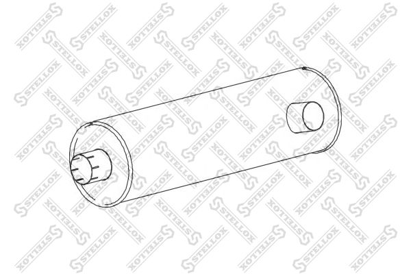 STELLOX Средний / конечный глушитель ОГ 82-03067-SX