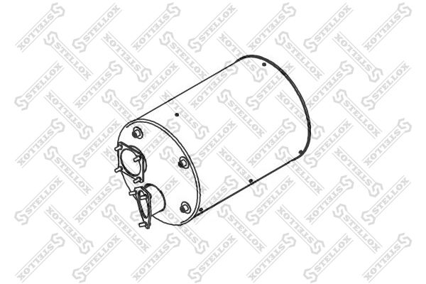 STELLOX Средний / конечный глушитель ОГ 82-03083-SX