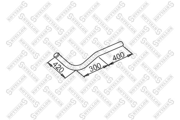 STELLOX Труба выхлопного газа 82-03761-SX