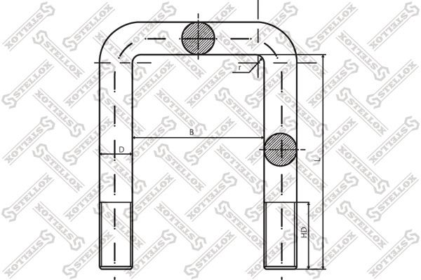 STELLOX Vedrukammits 84-64182-SX