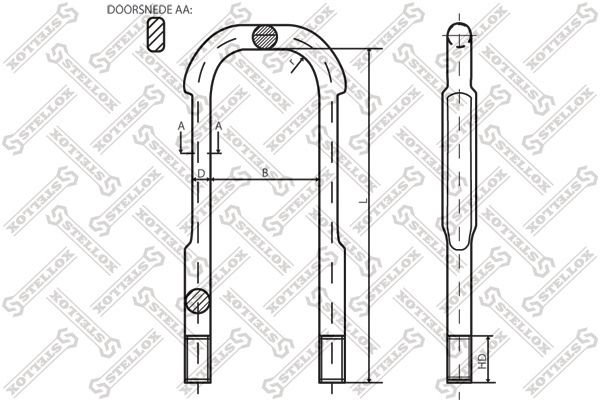 STELLOX Vedrukammits 84-64190-SX