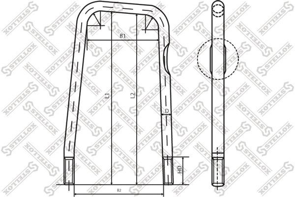 STELLOX Vedrukammits 84-64229-SX