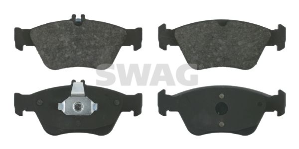 SWAG Комплект тормозных колодок, дисковый тормоз 10 91 6027