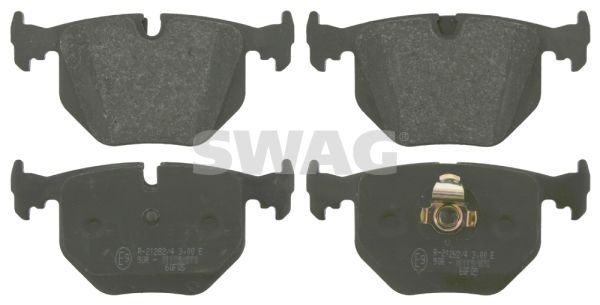 SWAG Комплект тормозных колодок, дисковый тормоз 20 91 6549