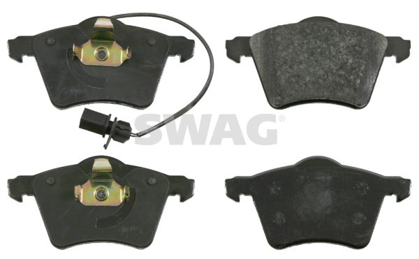SWAG Комплект тормозных колодок, дисковый тормоз 30 91 6458