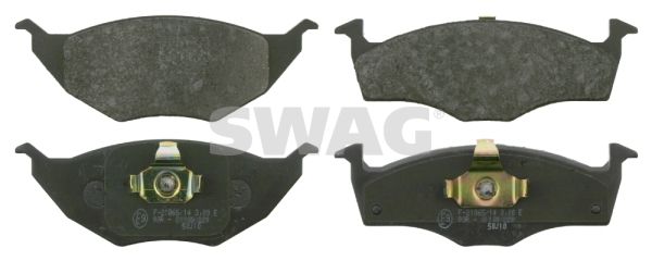 SWAG Комплект тормозных колодок, дисковый тормоз 30 91 6530