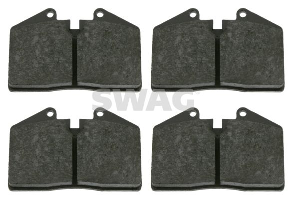 SWAG Комплект тормозных колодок, дисковый тормоз 38 91 6516