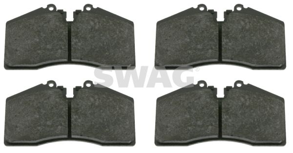 SWAG Комплект тормозных колодок, дисковый тормоз 38 91 6518