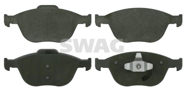 SWAG Комплект тормозных колодок, дисковый тормоз