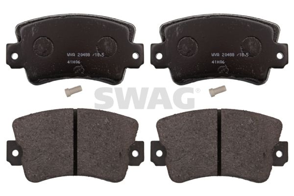 SWAG Комплект тормозных колодок, дисковый тормоз 60 11 6183
