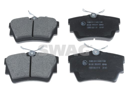 SWAG Комплект тормозных колодок, дисковый тормоз 60 91 6472