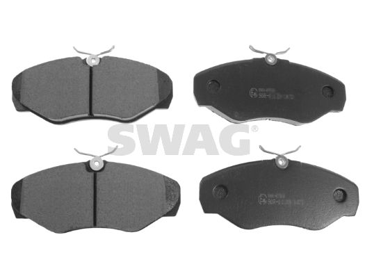 SWAG Комплект тормозных колодок, дисковый тормоз 60 91 6473