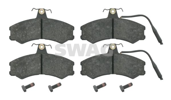 SWAG Комплект тормозных колодок, дисковый тормоз 62 91 6051