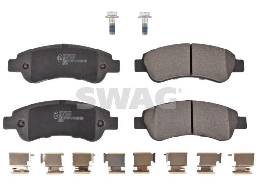 SWAG Комплект тормозных колодок, дисковый тормоз 62 91 6814
