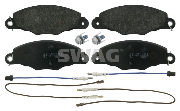 SWAG Комплект тормозных колодок, дисковый тормоз 64 91 6414