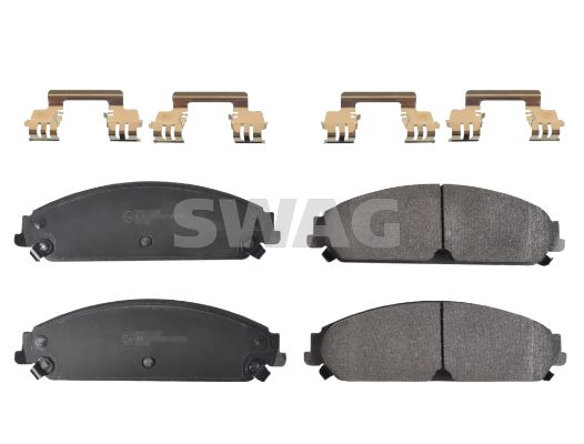 SWAG Комплект тормозных колодок, дисковый тормоз 72 11 6112