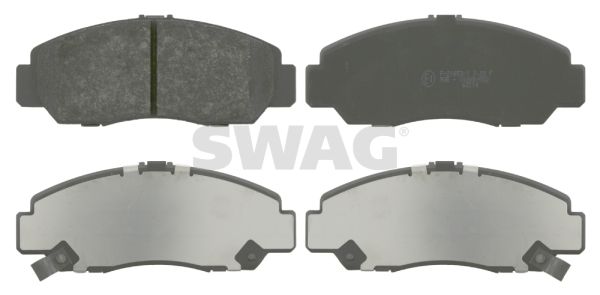 SWAG Комплект тормозных колодок, дисковый тормоз 85 91 6553