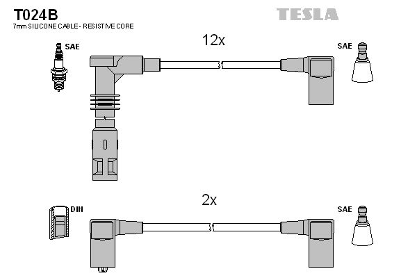 TESLA Süütesüsteemikomplekt T024B