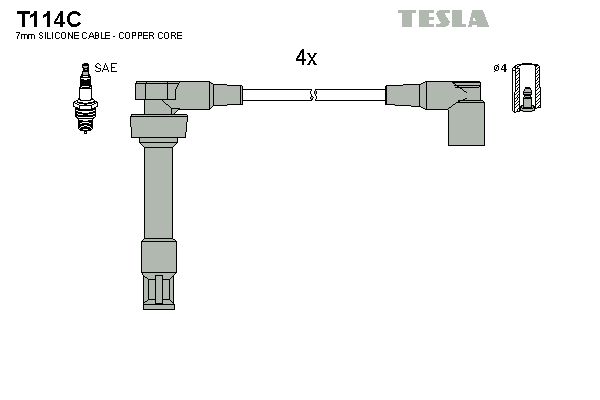 TESLA Süütesüsteemikomplekt T114C