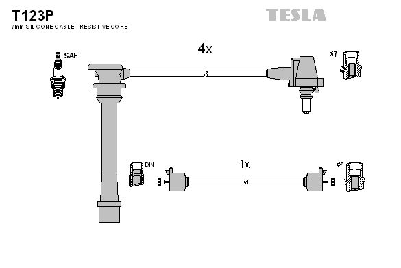 TESLA Süütesüsteemikomplekt T123P