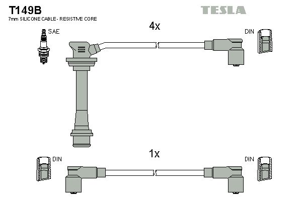 TESLA Süütesüsteemikomplekt T149B