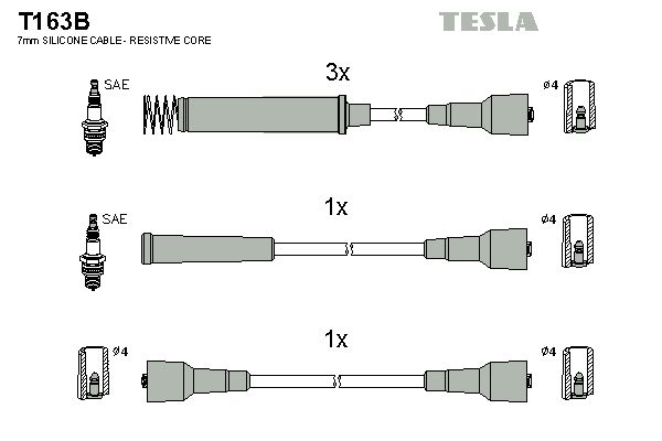 TESLA Süütesüsteemikomplekt T163B