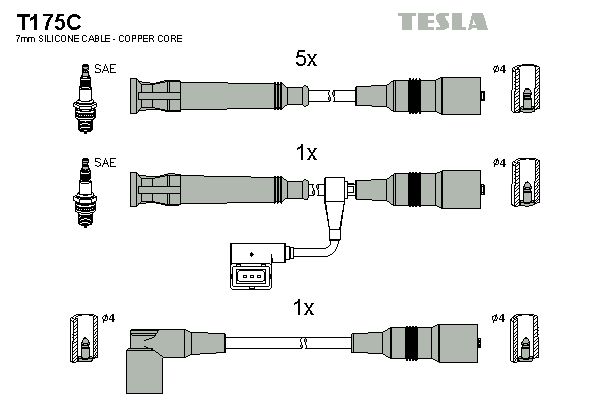 TESLA Süütesüsteemikomplekt T175C