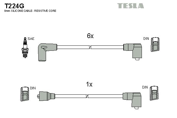 TESLA Süütesüsteemikomplekt T224G