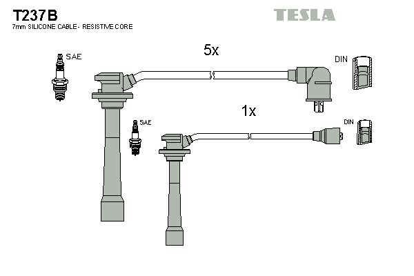 TESLA Süütesüsteemikomplekt T237B