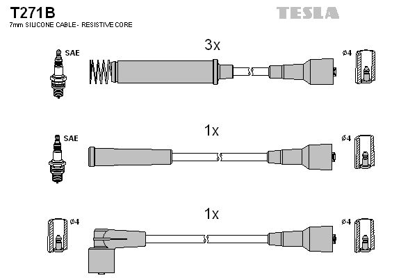 TESLA Süütesüsteemikomplekt T271B