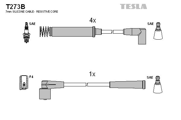 TESLA Süütesüsteemikomplekt T273B