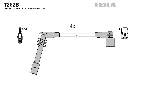 TESLA Süütesüsteemikomplekt T282B