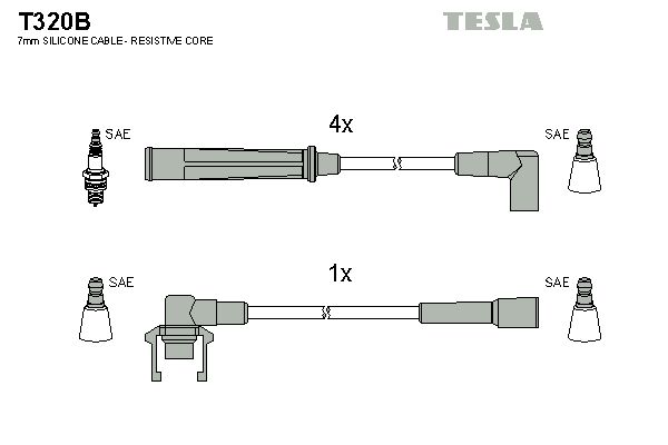 TESLA Süütesüsteemikomplekt T320B