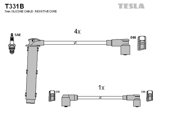 TESLA Süütesüsteemikomplekt T331B