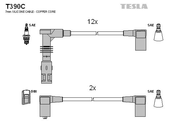 TESLA Süütesüsteemikomplekt T390C