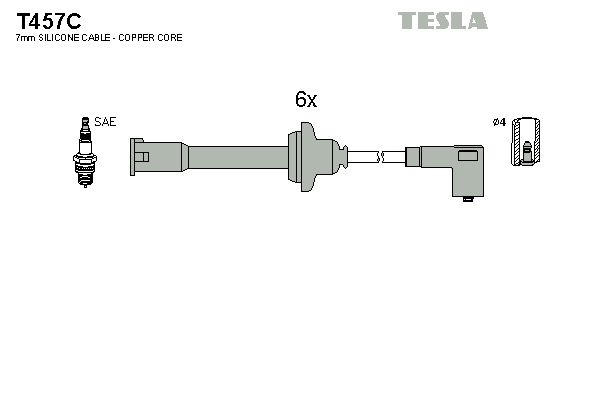 TESLA Süütesüsteemikomplekt T457C