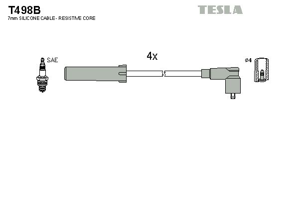 TESLA Süütesüsteemikomplekt T498B