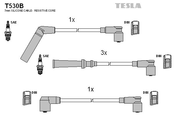 TESLA Süütesüsteemikomplekt T530B