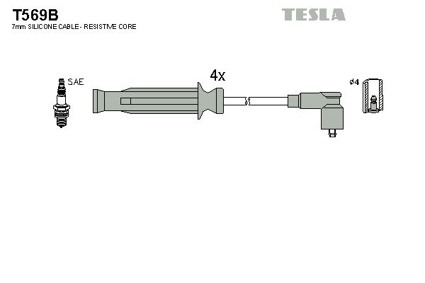 TESLA Süütesüsteemikomplekt T569B