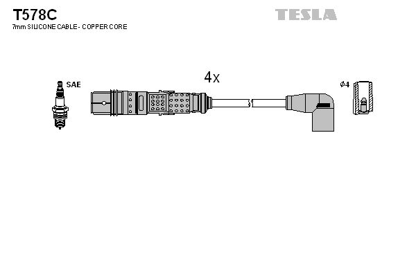 TESLA Süütesüsteemikomplekt T578C
