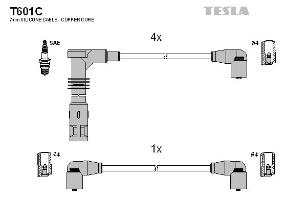 TESLA Süütesüsteemikomplekt T601C