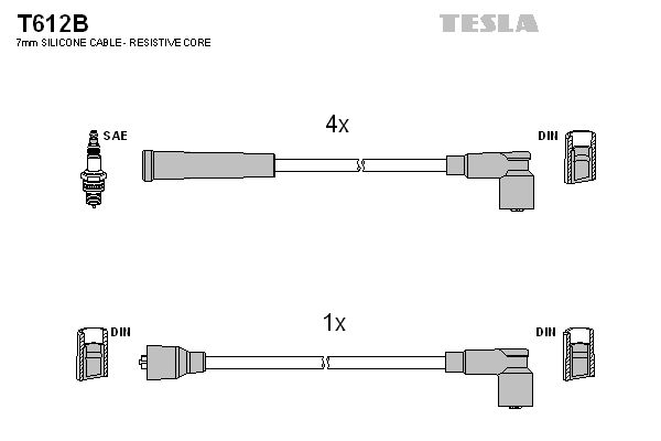 TESLA Süütesüsteemikomplekt T612B