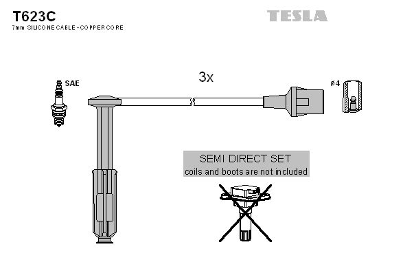 TESLA Süütesüsteemikomplekt T623C