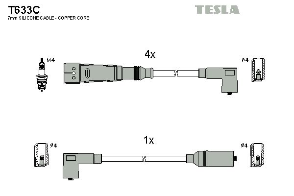 TESLA Süütesüsteemikomplekt T633C