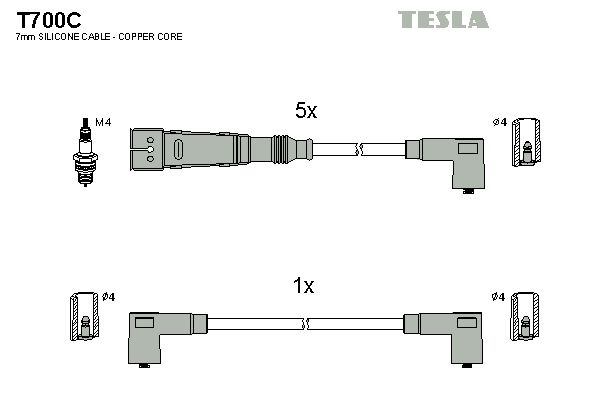 TESLA Süütesüsteemikomplekt T700C